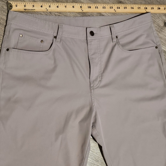 GenTeal 5-Pocket Flex Pants - Lightweight Performance - Grey - Size 38x30 - Picture 2 of 10
